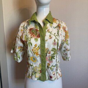 Magaschoni Linen Button Down Shirt